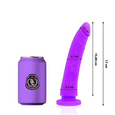 Delta Club Toys Silicone Dildo — 17 cm / Lilac