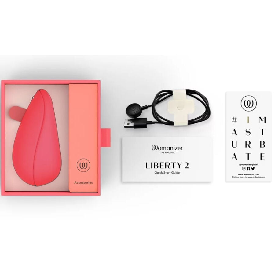 Womanizer - Liberty 2 Clitoris Stimulator & Sucker Pink