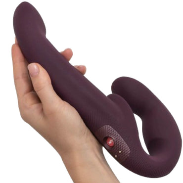 Explore dual pleasure with Fun Factory Double Vibrator Dildo. Harness-free, 3 speeds, 5 patterns, USB rechargeable. Ships UK & EU. Order now!eee