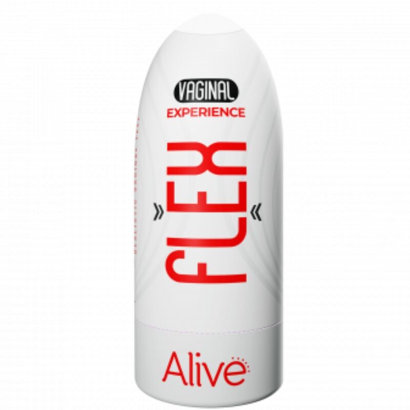 Alive Flex Male Masturbator Vaginal offers lifelike pleasure with a realistic vaginal design, flexible pressure control, and soft TPE material. Experience customizable sensations with this durable, easy-clean male toy.6