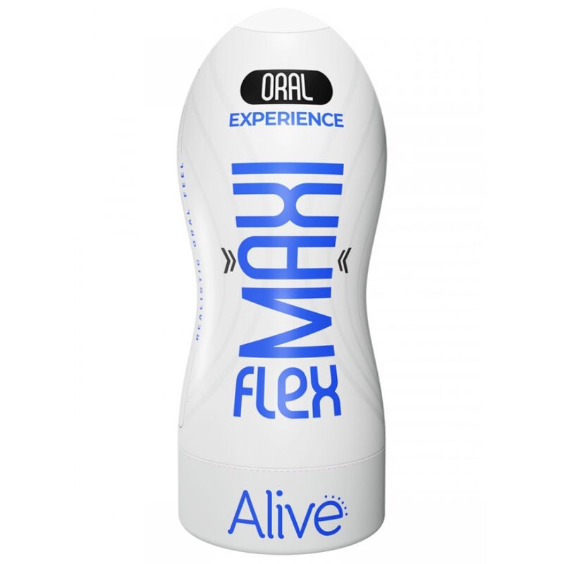 Enhance solo play with the Alive Flex Male Masturbator Oral. Featuring a realistic oral design, flexible, body-safe TPE, and a large size for lifelike satisfaction and intense sensations.5