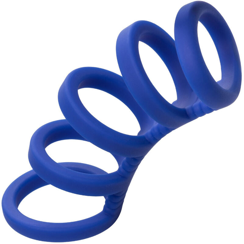 Maximize pleasure and performance with the Admiral Xtreme Penis Cage. Made from liquid silicone, this multi-ring cage offers secure support, enhancing stamina and sensitivity.2