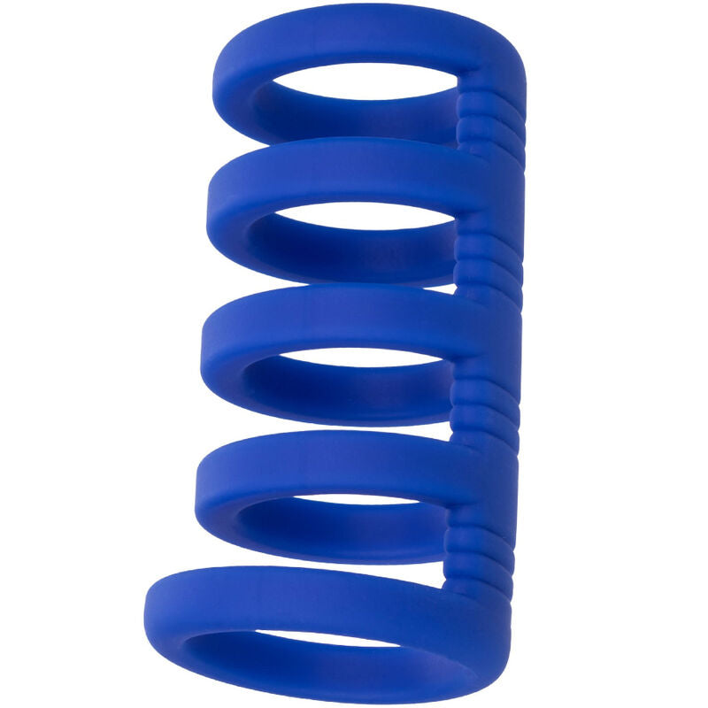 Maximize pleasure and performance with the Admiral Xtreme Penis Cage. Made from liquid silicone, this multi-ring cage offers secure support, enhancing stamina and sensitivity.3