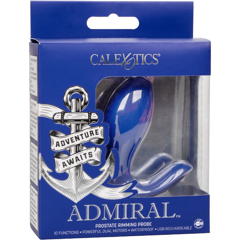 Explore unparalleled pleasure with the Admiral Rimming Prostate Stimulator Vibrator. Dual motors, 10 vibration modes, ergonomic design, and USB rechargeable for ultimate satisfaction.5