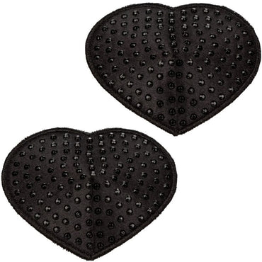 Radiance Heart-Shaped Jewel Nipple Shields, Reusable – Nipple Toys – product photo 2