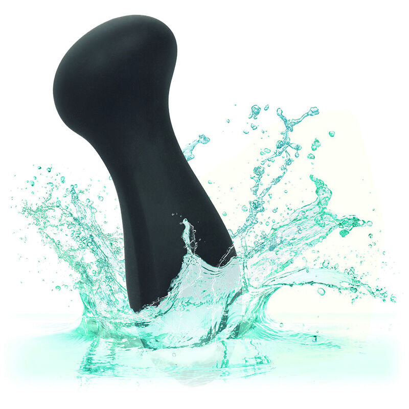 CalExotics Boundless Mini Massager features 10 functions, liquid silicone body, memory chip, waterproof design, and USB recharge for supreme pleasure anywhere.7
