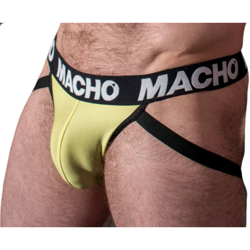 Macho - Mx25A Jock Lycra Yellow S