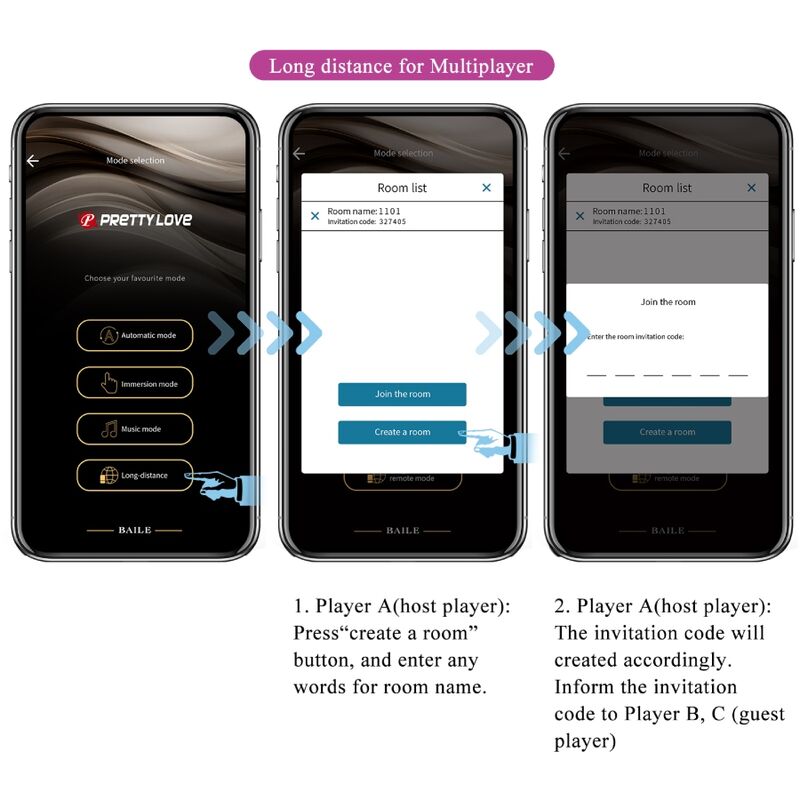 PRETTY LOVE - DelighToys – August Remote Global Double Pleasure Vibrator