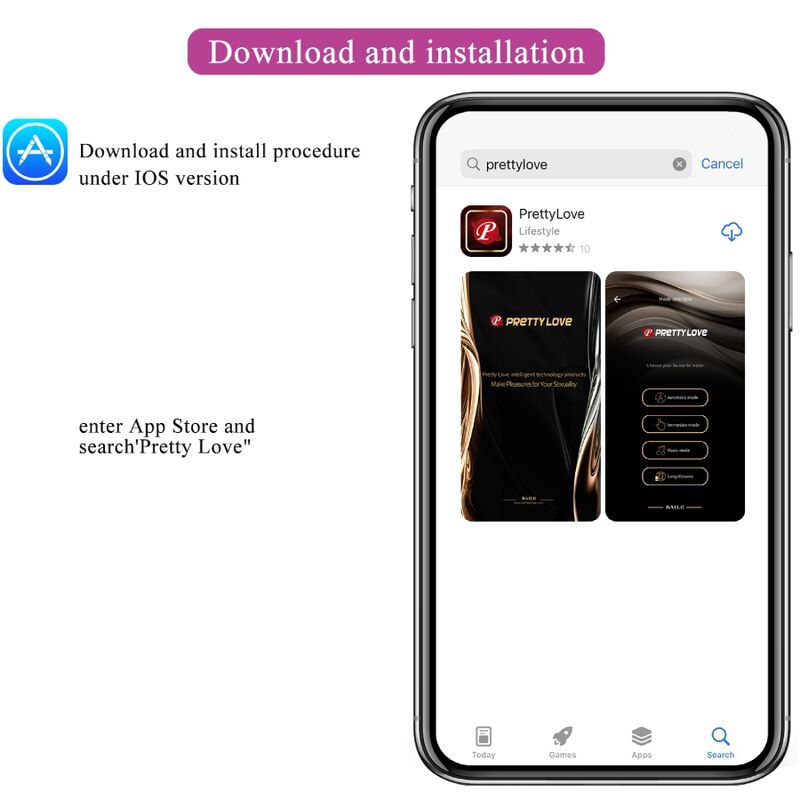 PRETTY LOVE - DelighToys – August Remote Global Double Pleasure Vibrator