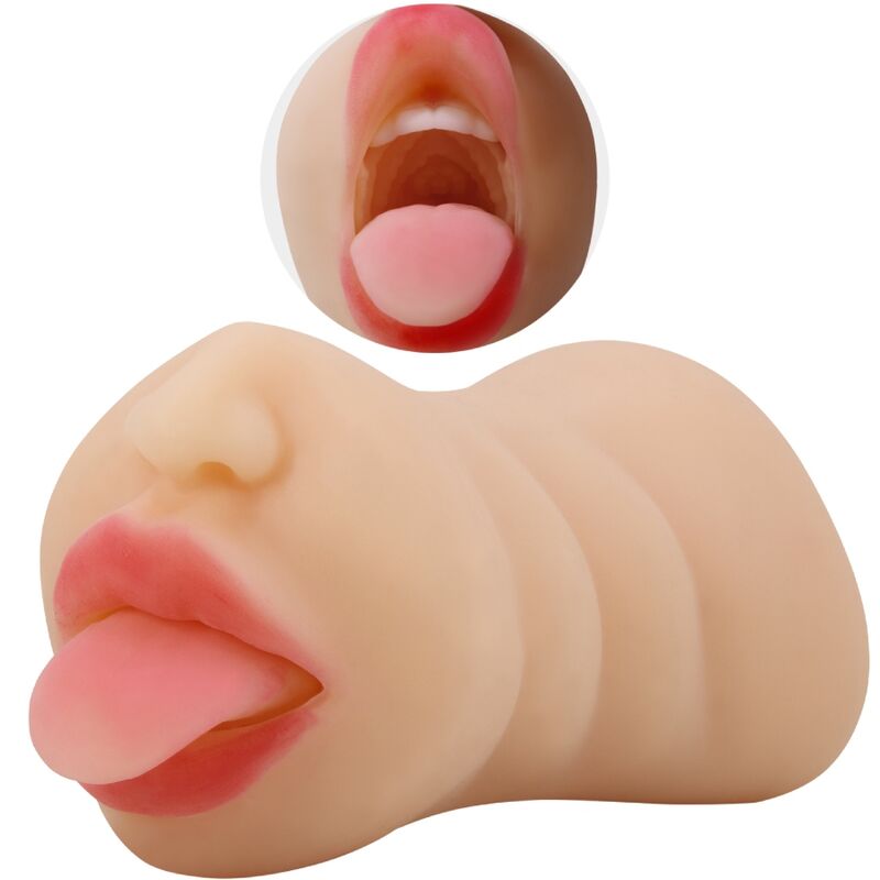 CRAZY BULL - DelighToys Crazy Bull Dual Entry Male Masturbator – Vagina Design