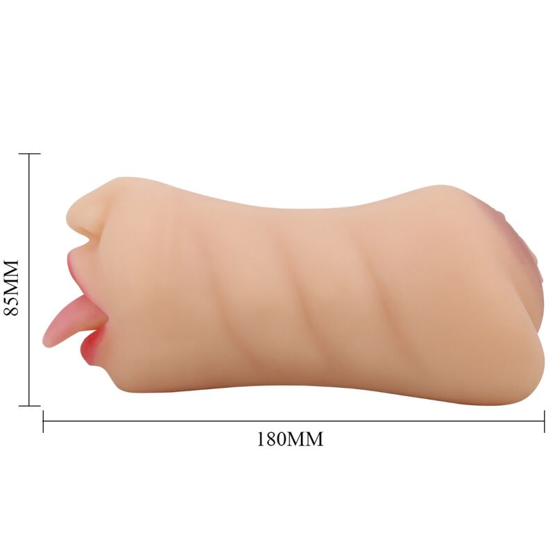 CRAZY BULL - DelighToys Crazy Bull Dual Entry Male Masturbator – Vagina Design