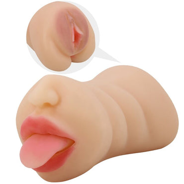 CRAZY BULL - DelighToys Crazy Bull Dual Entry Male Masturbator – Vagina Design