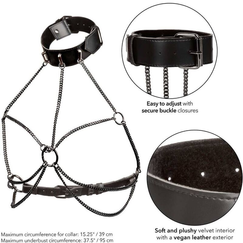 DelighToys - California Exotics – Euphoria Multi Chain Collar Harness by DelighToys
