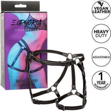 California Exotics Euphoria Vegan Leather Thigh Harness – Strap-ons & Harnesses – product photo 2