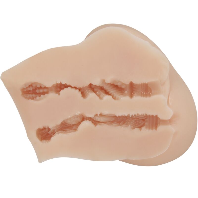 CRAZY BULL - Realistic Vagina Dual – Channel Vibrator by DelighToys (1)