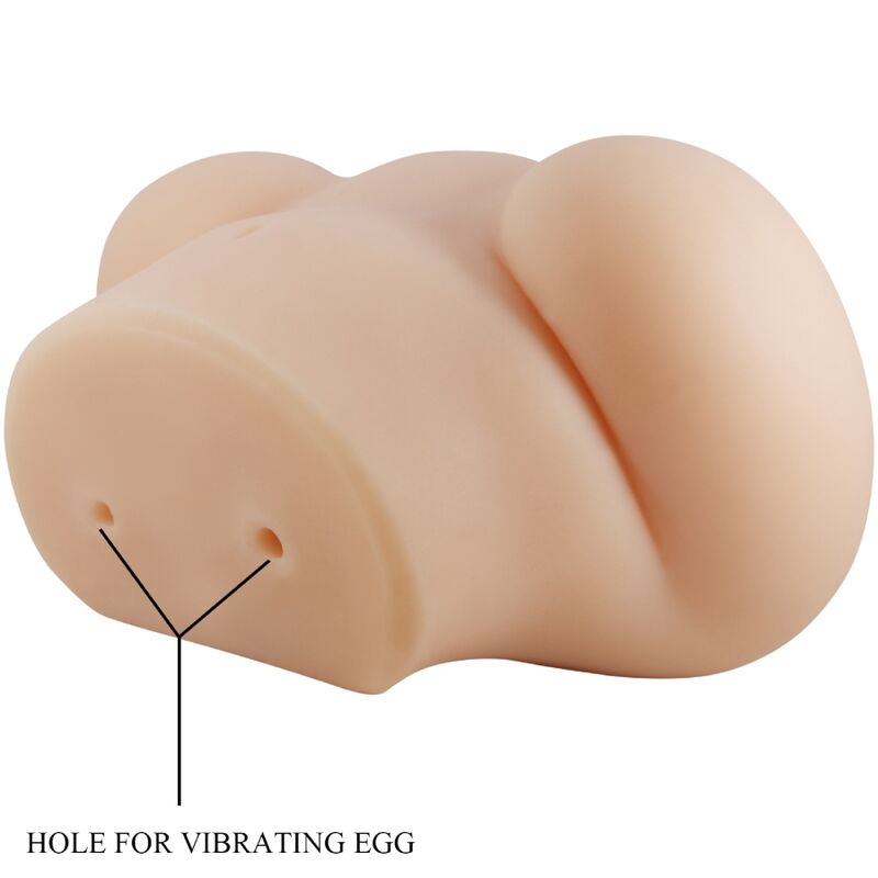CRAZY BULL - Realistic Vagina Dual – Channel Vibrator by DelighToys (1)