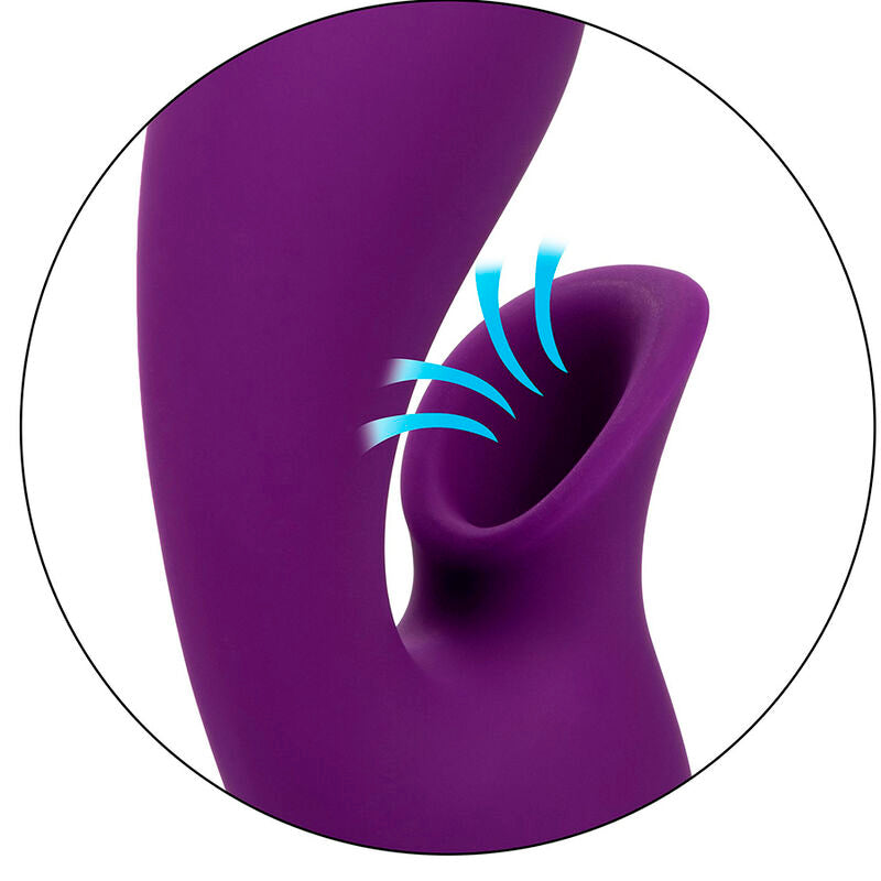 California Exotics - Huntington Beach Heartbreaker Stimulator & Sucker Purple By California Dreaming