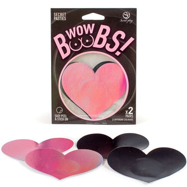 DelighToys - Heart – Shaped Nipple Covers – WOW Boobs! Collection