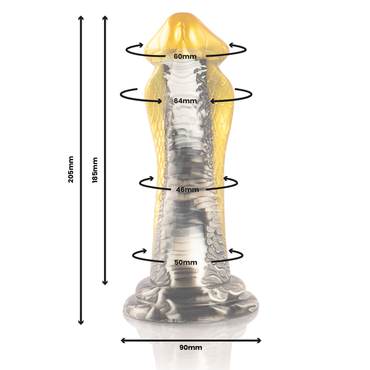 Epic Drakon Cybersilicock Fantasy Silicone Dildo Cobra – Dildos – product photo 2