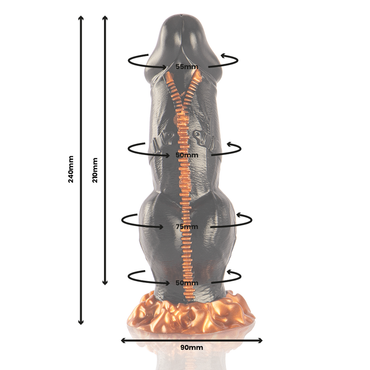 EPIC Deimos Realistic Silicone Dildo with Thick Midsection – Realistic Dildos – product photo 2
