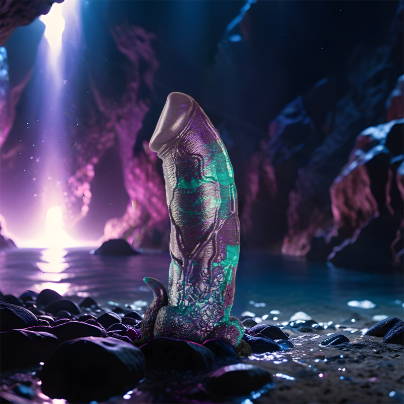 EPIC - Basilisk Silicone Dildo – Double Scaly Texture, Large Size by