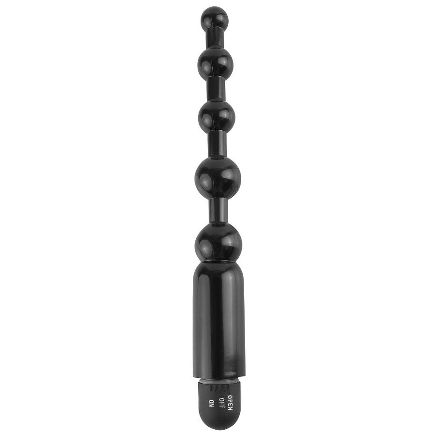 Explore anal play with Anal Fantasy Vibrating Balls Beginners. Flexible beads, multi-speed vibrations, body-safe design, and perfect for beginners. Discover new sensations!q1