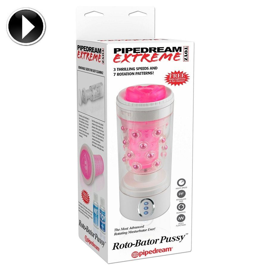 DelighToys - Roto Bator Male Masturbator Rotating and Vibrating Features