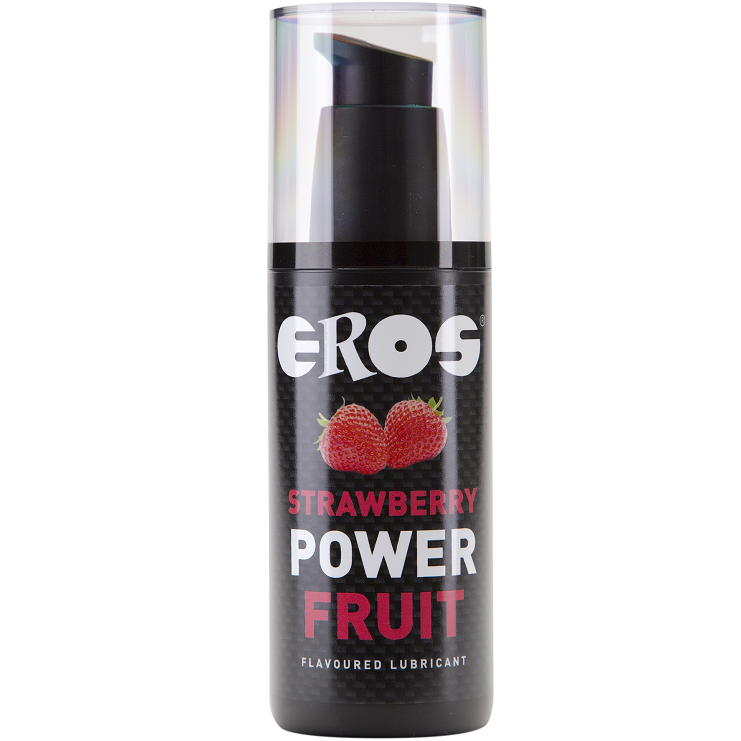 EROS - Power Line – Strawberry Flavored Water – Based Lubricant by Delig