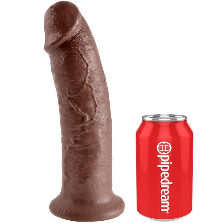King Cock - 10 Dildo Brown 25.4 Cm
