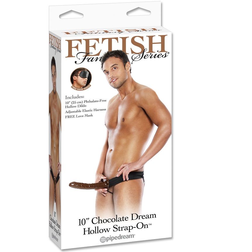 DelighToys - Strap-on – DelighToys Fetish Fantasy Series – Chocolate Dream Hollow Strap – On
