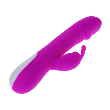 PRETTY LOVE - Robert Vibrator with Clitoral Stimulator by DelighToys