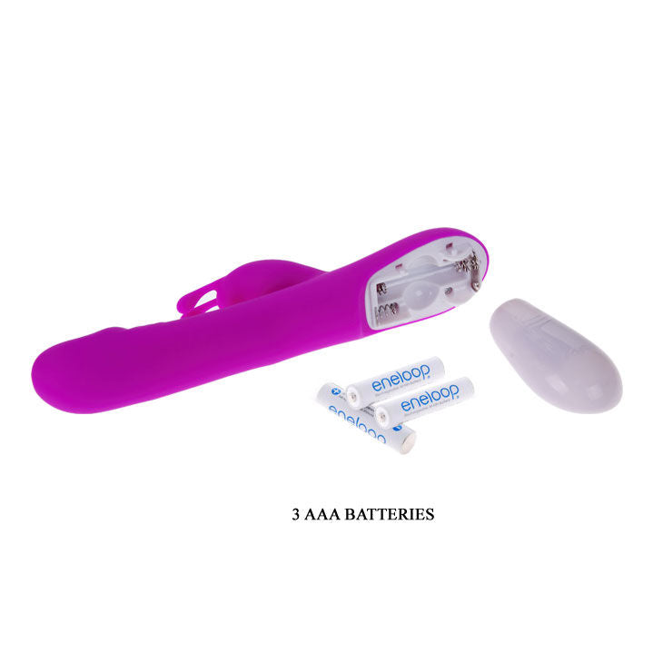 PRETTY LOVE - Robert Vibrator with Clitoral Stimulator by DelighToys