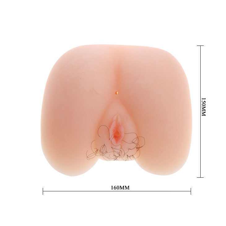 Baile Realistic Vagina Ass Masturbator offers life-size dual-entry pleasure with Cyberskin texture for lifelike sensation and maximum solo satisfaction.5