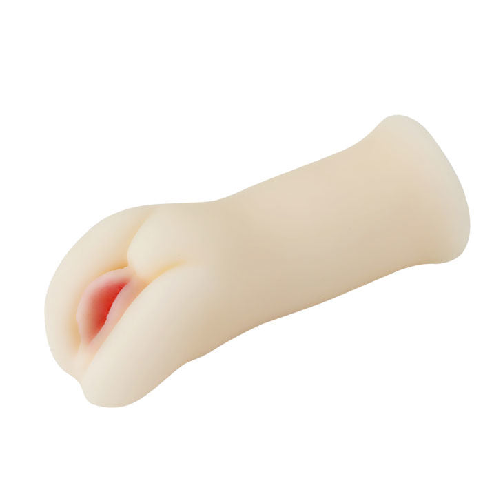 Baile Realistic Vagina Masturbator offers 3D internal stimulation, soft TPR touch, and a snug fit for lifelike pleasure. Measures 14.5cm x 5cm for deep satisfaction.5