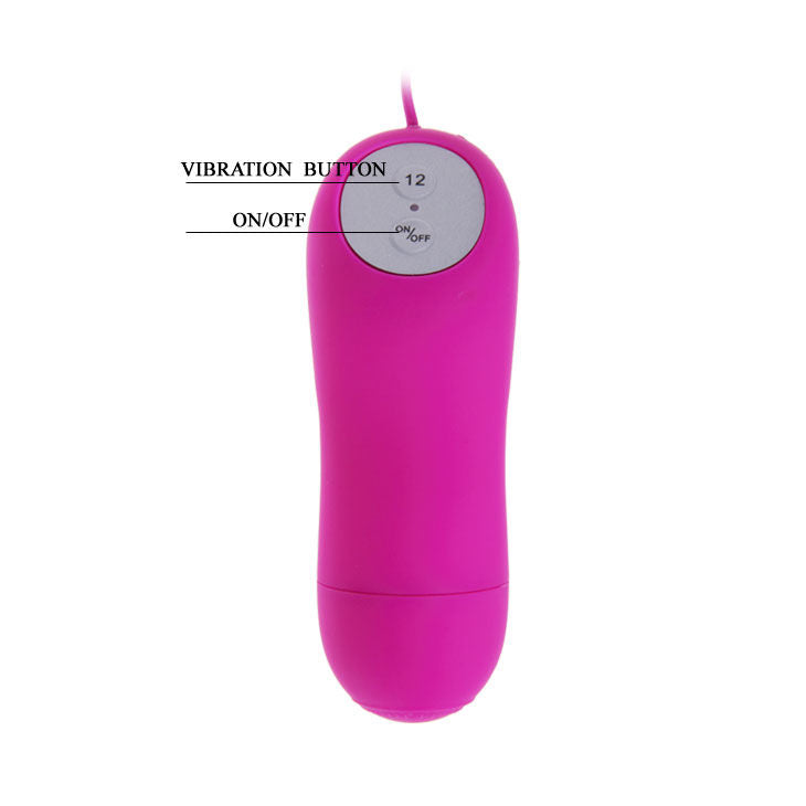 Play with Baile Clit Bunny Vibrator featuring 12 wired vibration modes and waterproof design. Ships UK & EU. Buy now for fun and targeted clitoral pleasure!6