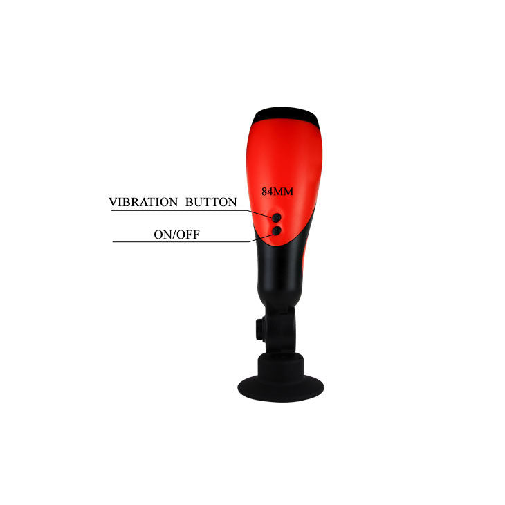 Baile Oral Sex Lover Masturbator simulates oral pleasure with 30 vibration modes, suction base, and soft texture for a hands-free, high-intensity experience.113