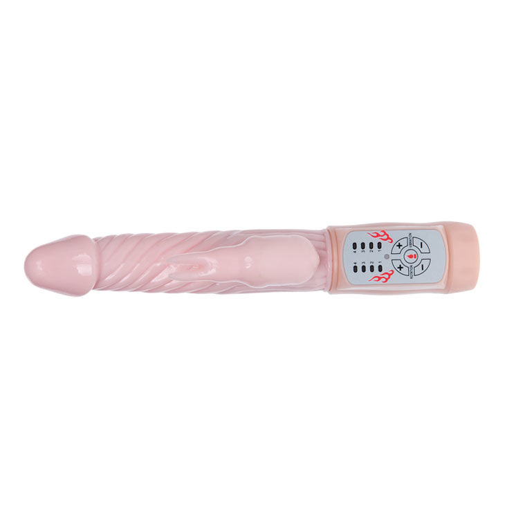Discover Baile Rabbit Vibrator Rotator with rotating tip, vibrating bunny, USB recharge, and heating function. Ships UK & EU. Order now for intense pleasure!5