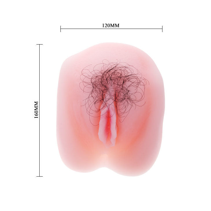 Experience realistic penetration with Baile Magic Flesh Vibration Pussy. Dual-entry, stretchable, vibrating, and made from soft-touch cyberskin silicone.8