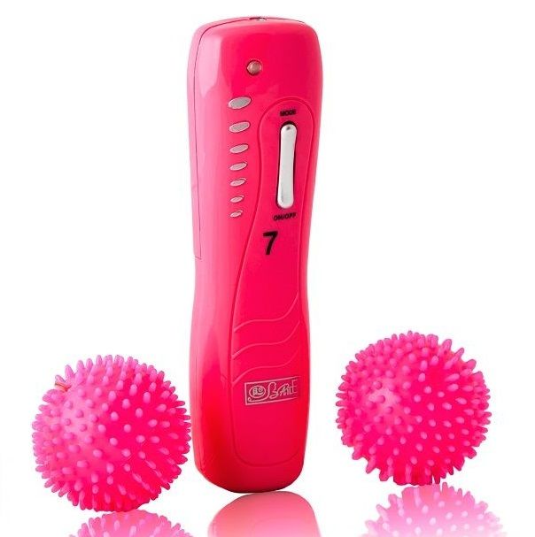 Experience dual stimulation with Baile Chinese Balls Vibration Functions 7 vibration modes and wired remote. Ships UK & EU. Buy now for intense pleasure!9
