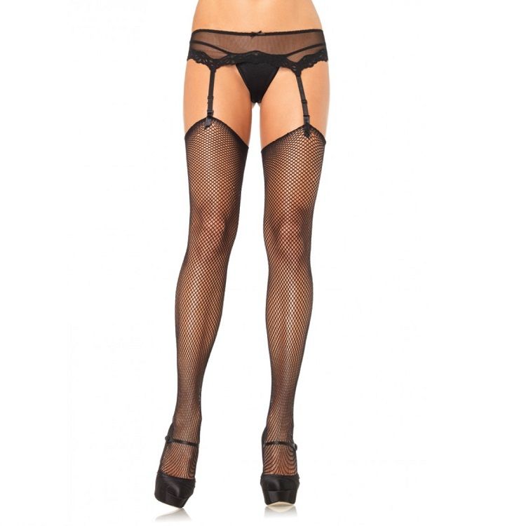 LEG AVENUE - DelighToys – Leg Avenue Net Stockings Without Upper Self – Adhesive
