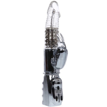 Baile Transparent Rotator Vibrator features 28 combinations of vibration and rotation, rotating beads, clitoral stimulator, and soft TPR for ultimate pleasure1