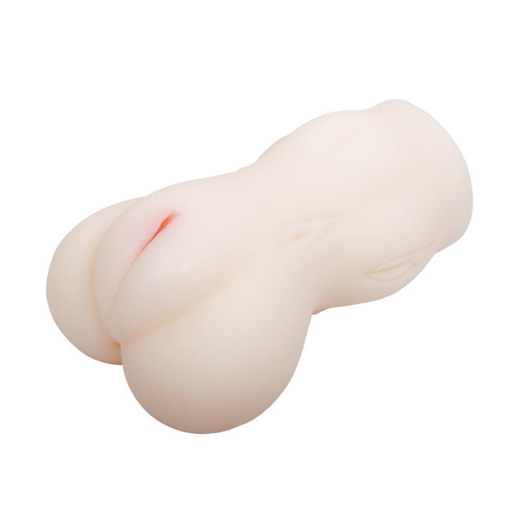 Baile Lady Vagina Male Masturbator features lifelike Cyberskin texture, 16cm length, and a multi-speed vibrating bullet for intense solo pleasure and realism.3
