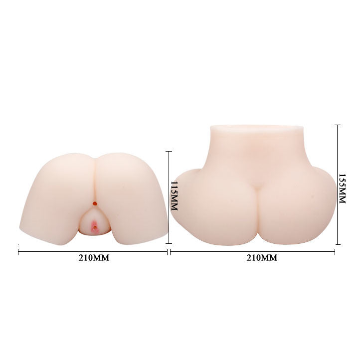 Experience lifelike dual-entry stimulation with Baile Passion Lady Vagina Anal Masturbator. Made of soft Cyberskin, with vibrating bullet and realistic vagina and anus.6