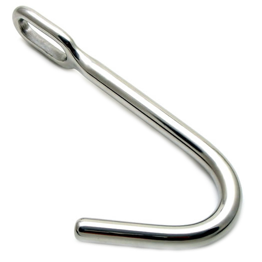 METAL HARD - Steel Anal Bondage Hook by DelighToys