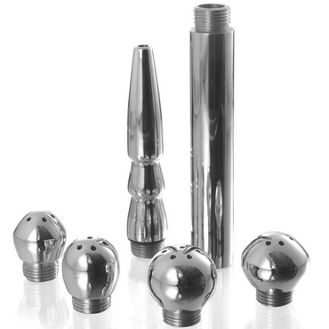 Metal Hard Intimate Cleaning Shower Set with Four Heads – Sex Toy Kits – product photo 2