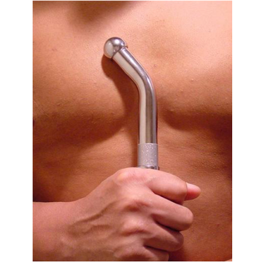 Metal Hard Intimate Douche G-Spot 20.10cm Shower Nozzle – Anal Douching – product photo 2