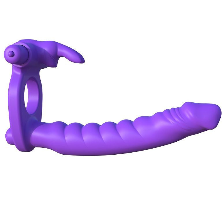 DelighToys - Silicone Double Penetrator Vibrating Ring