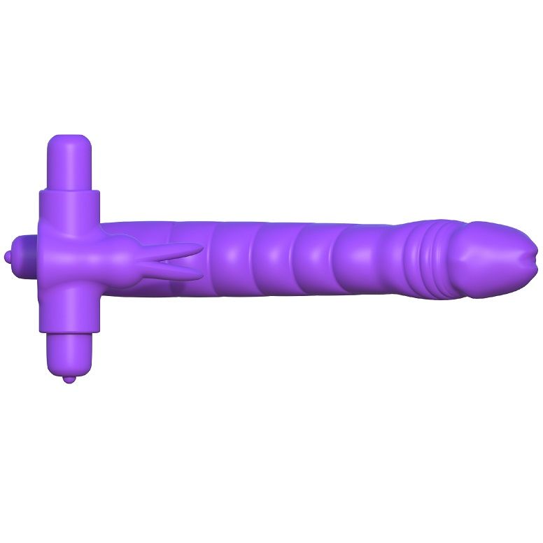 DelighToys - Silicone Double Penetrator Vibrating Ring