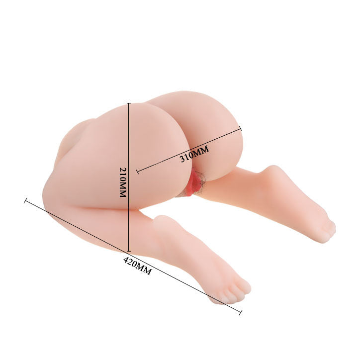 Experience lifelike pleasure with Baile Passion Lady 3D Voice Masturbator. Realistic vagina, ass, moaning voice, dual bullets, and soft skin feel for intense fun.7