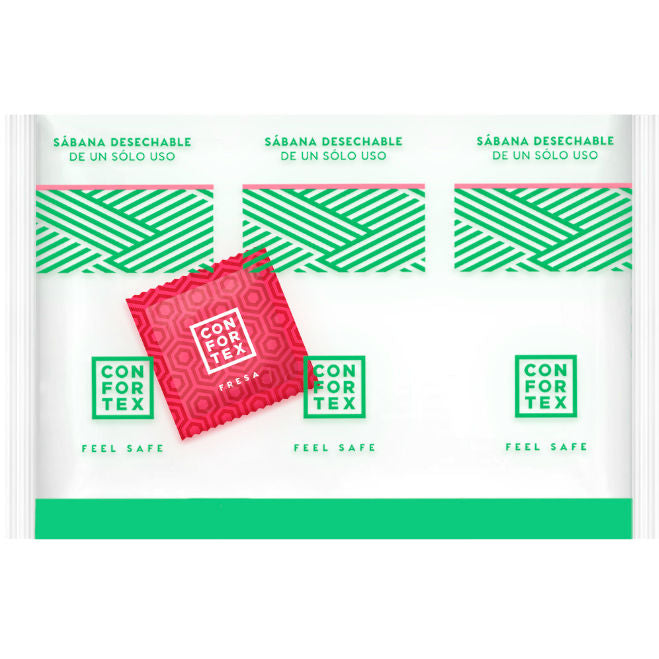 CONFORTEX - Disposable Hygienic Sheets Individual Bag and Strawberry –